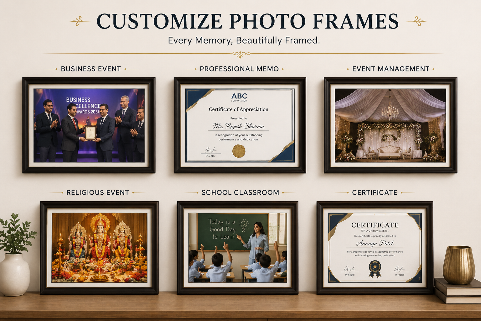 Customized Photo Frames